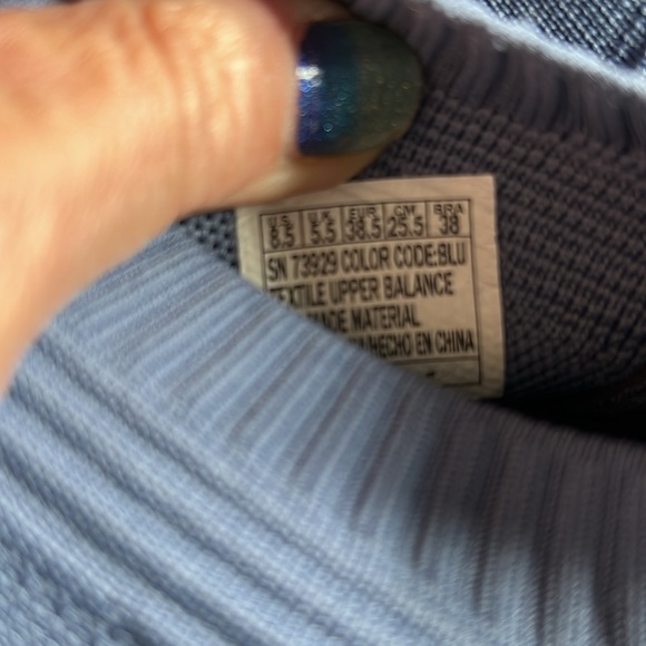 SKECHERS USA Street BLUE Like Socks Women's Sneaker. Shipped with USPS - Picture 3 of 4